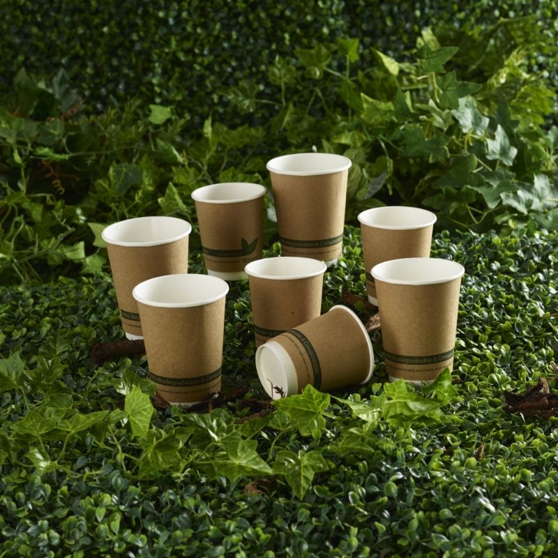 Ingeo Compostable Kraft Double Wall Hot Cup